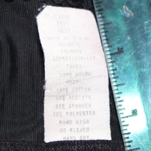 Vintage 1950's Black Lace  Bullet Bra by Lady Cameo Dallas 34 HH - Picture 9 of 9